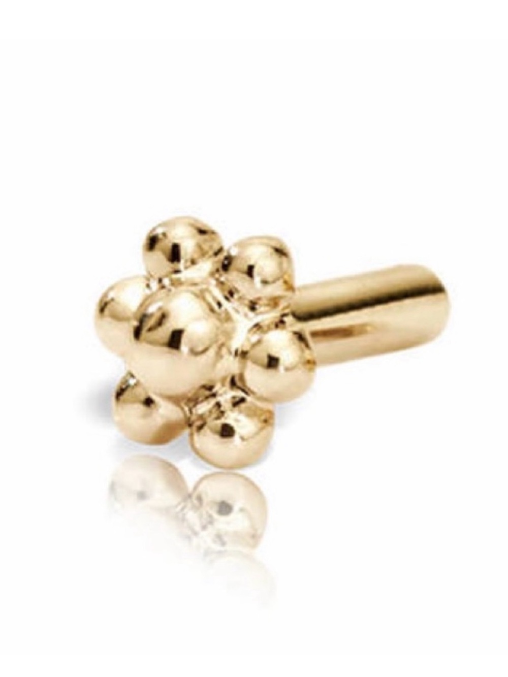 Maria Tash 18k gold threaded earring back universal fit